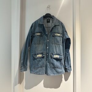 ⏰Last Chance Offer⏰ Men's Denim Shirt Jacket - Blue